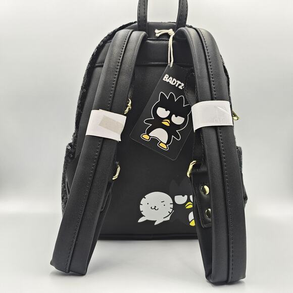 Loungefly Sanrio Hello Kitty and Friends Badtz Maru Sequins Mini Backpack Bag - Picture 6 of 16